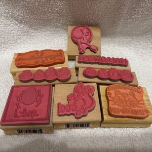 Set of Halloween Stamps